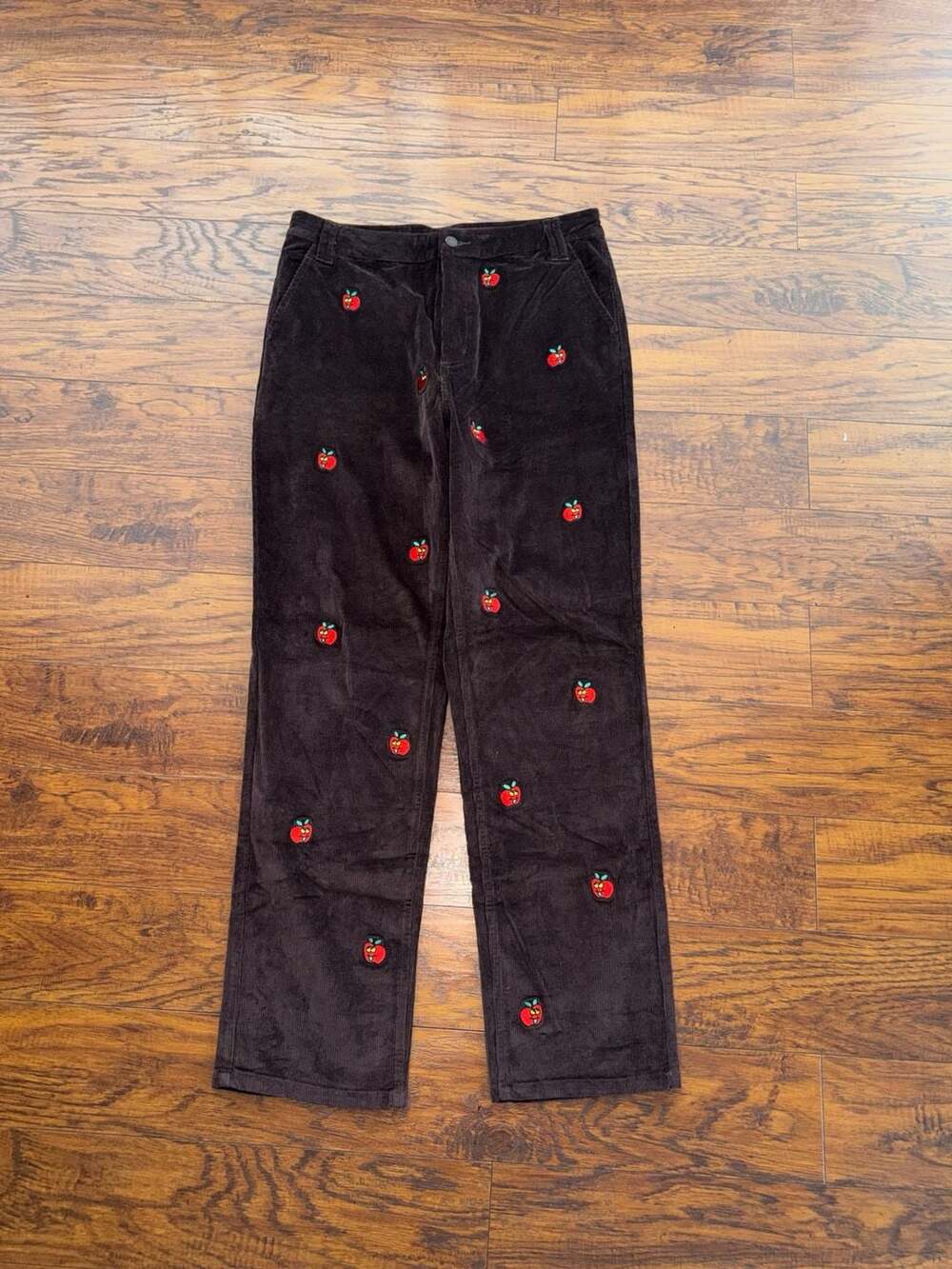 Lazy Oaf All The Apples Brown Corduroy Trousers